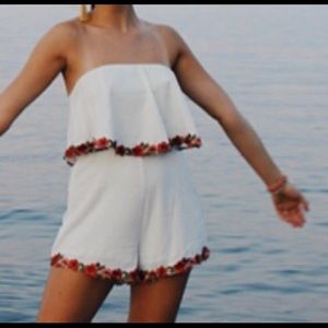 LOVING THINGS white romper